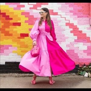 Christopher John Rogers x Target Pink Shirt Dress